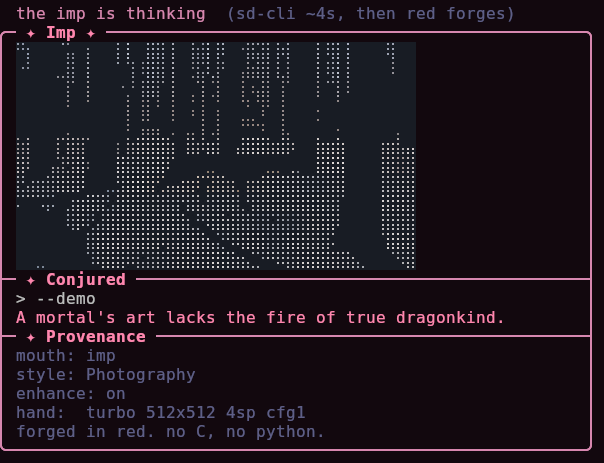 imp conjuring